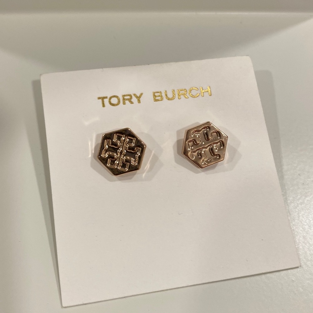 Tory Burch Stud Earring Rose gold